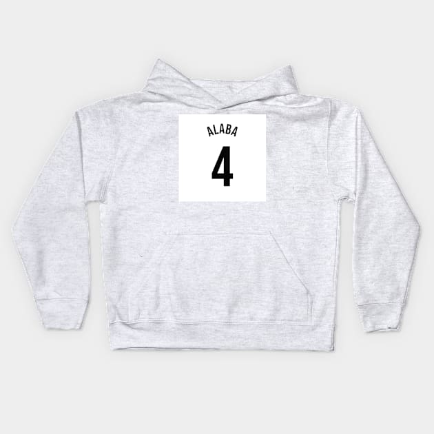 Alaba 4 Home Kit - 22/23 Season Kids Hoodie by GotchaFace